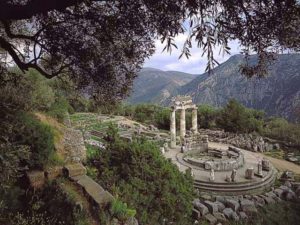 Tholos Sanctuary of Athena Pronaia in Delphi
